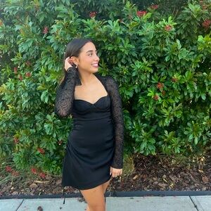 black oh polly dress